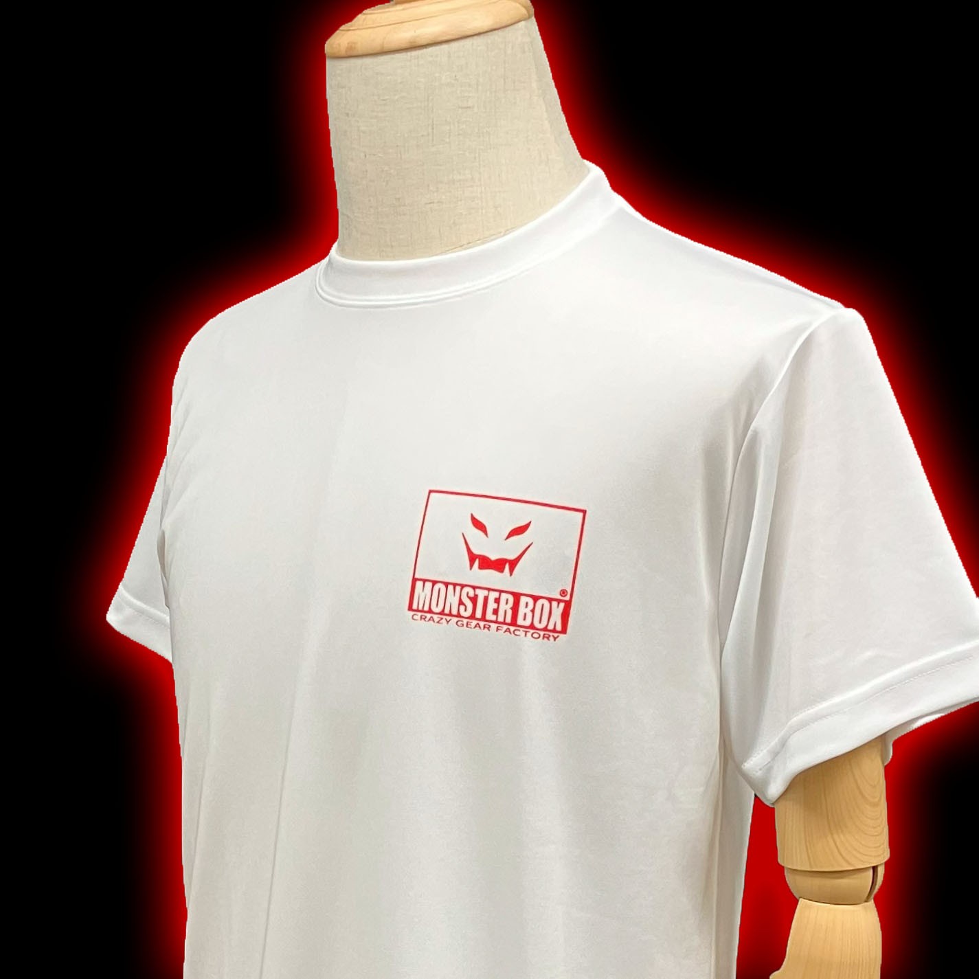 MB 角ロゴ ドライ Tシャツ【ホワイト】