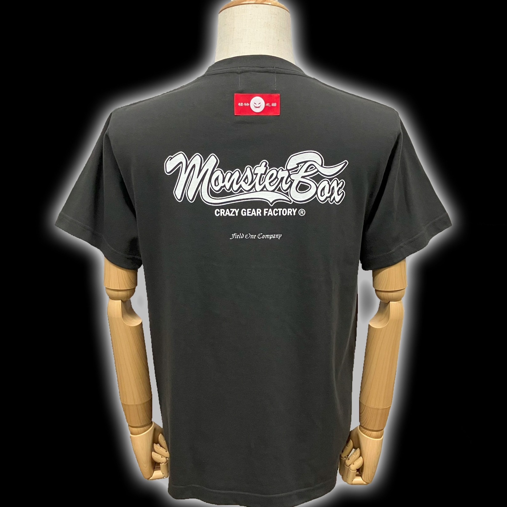 MB スネーク角ロゴ Tシャツ DARK GRAY
