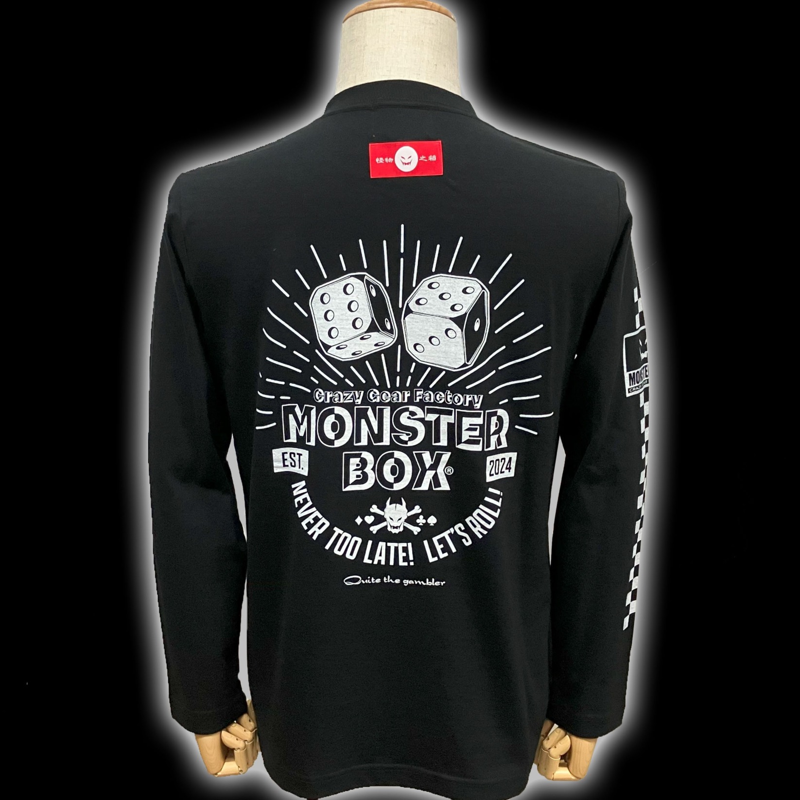 MB ダイス ロングスリーブ Tシャツ BLACK